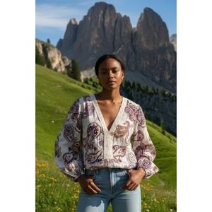 Band of the‎ Free  Crop Top Size Large Lace Fairy Whimsical Festival Boho Hippie